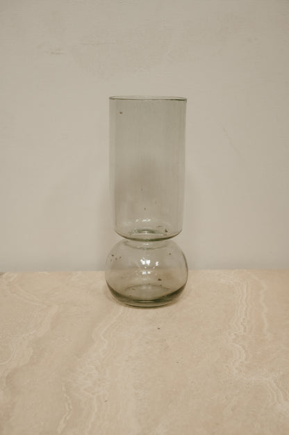 Recycled Glass Bulb Vase