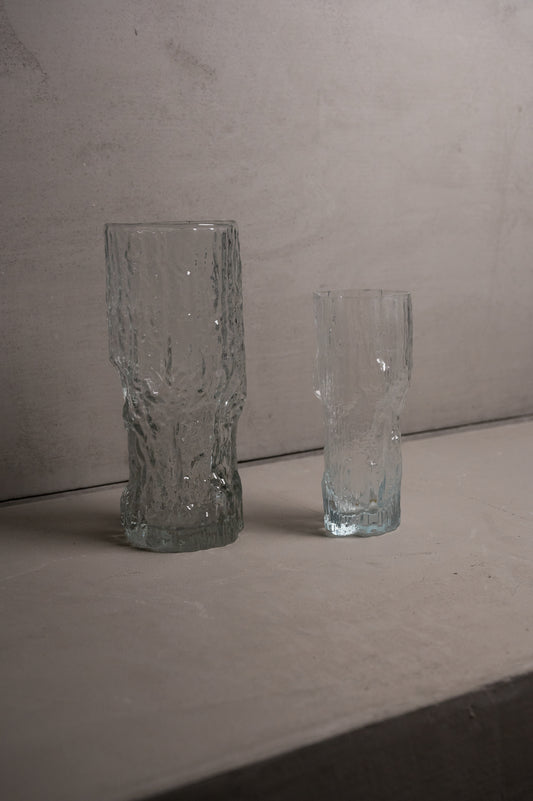 1960s Tapio Wirkkala Finnish Iittala Art Glass Vases, A Pair