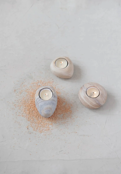Sandstone Tea Light Holder - Sets of 3