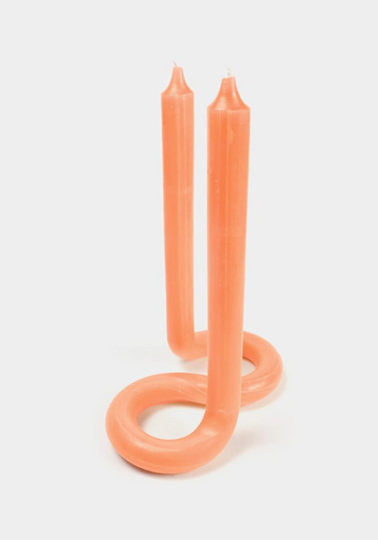 Twist Candle - Orange