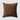 Stitched Suede Pillow - Chocolate