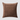 Stitched Suede Pillow - Chocolate