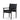 Black Leather + Wood Chair