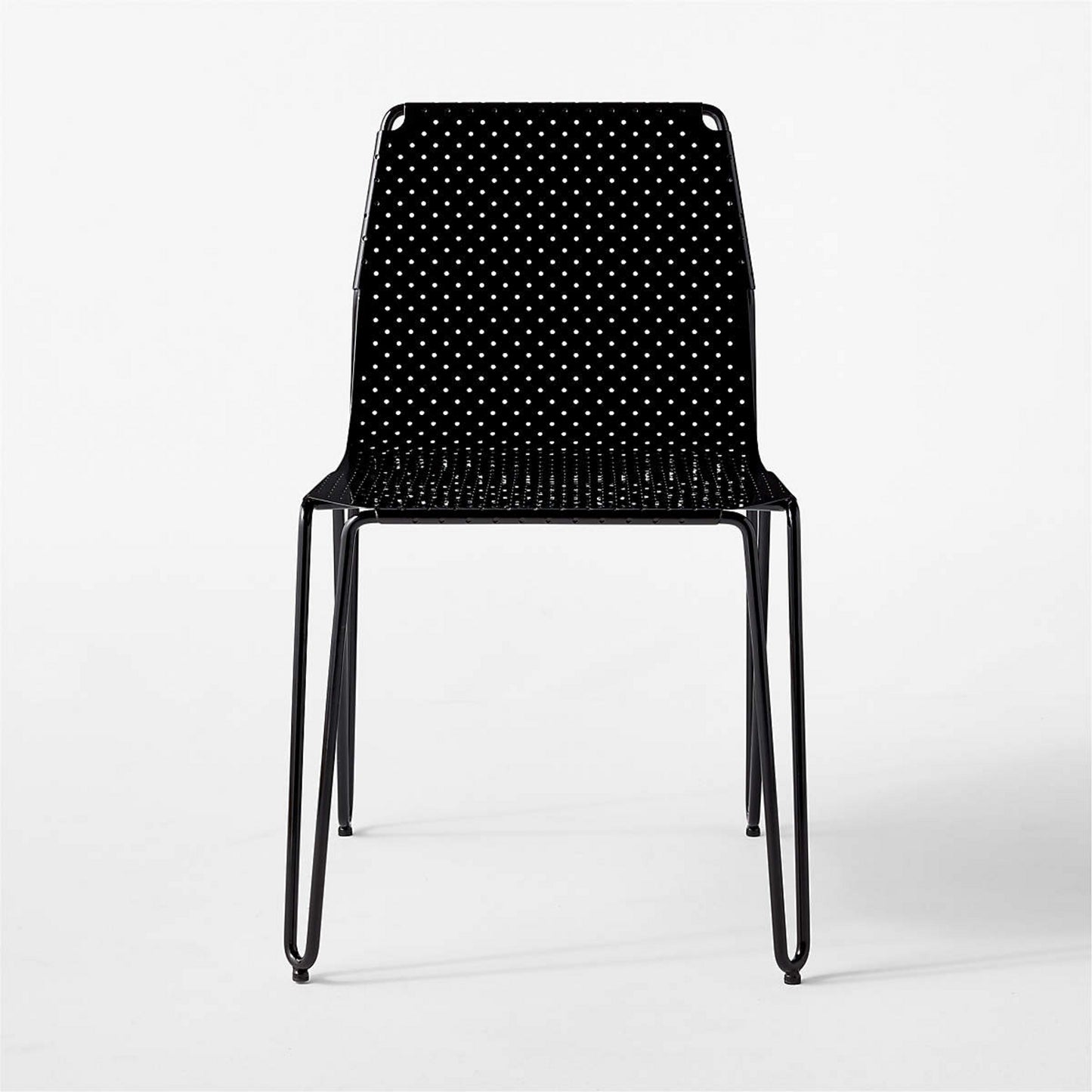 Black Metal Outdoor Dining Chair