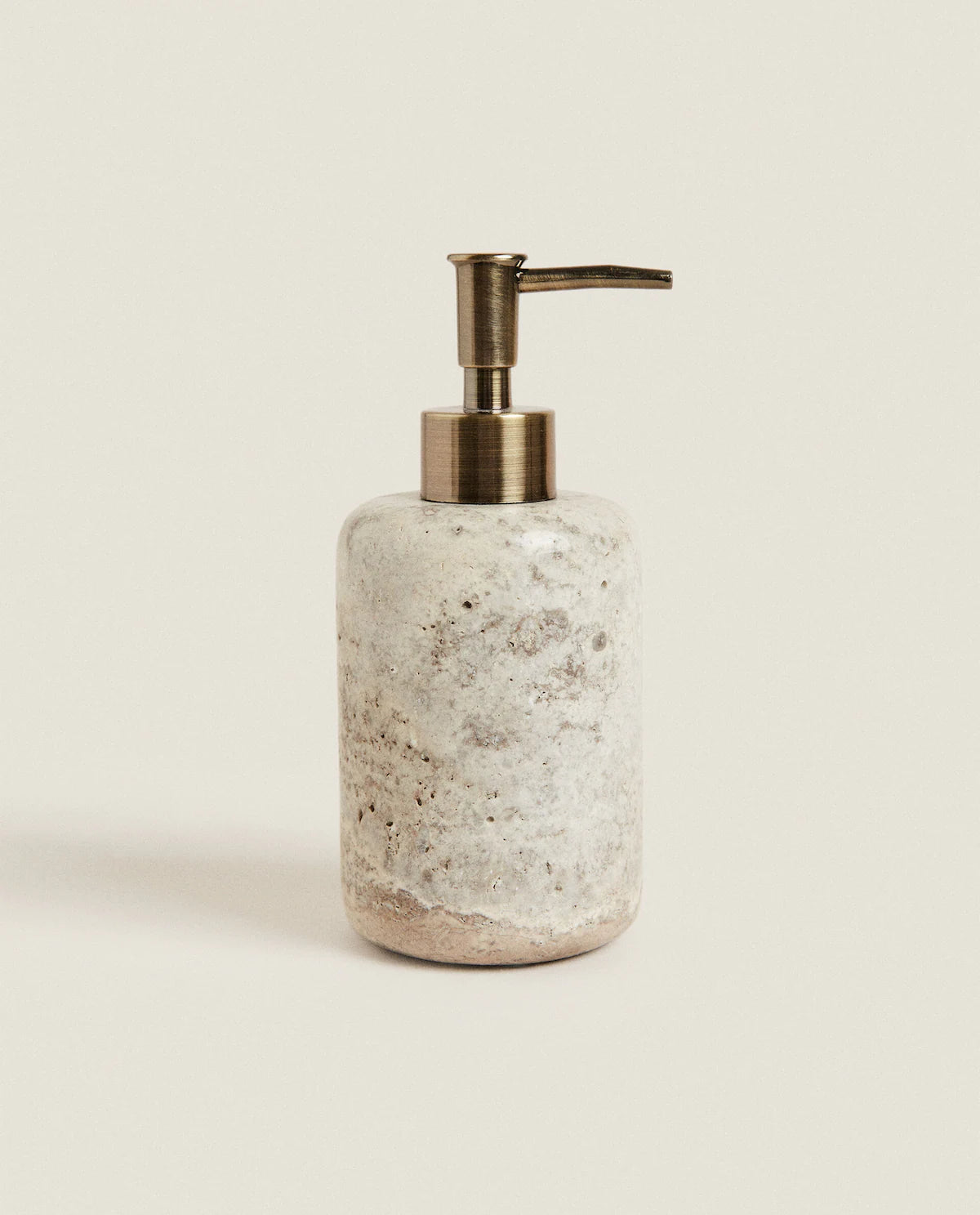 Gray Marble Soap Dispenser