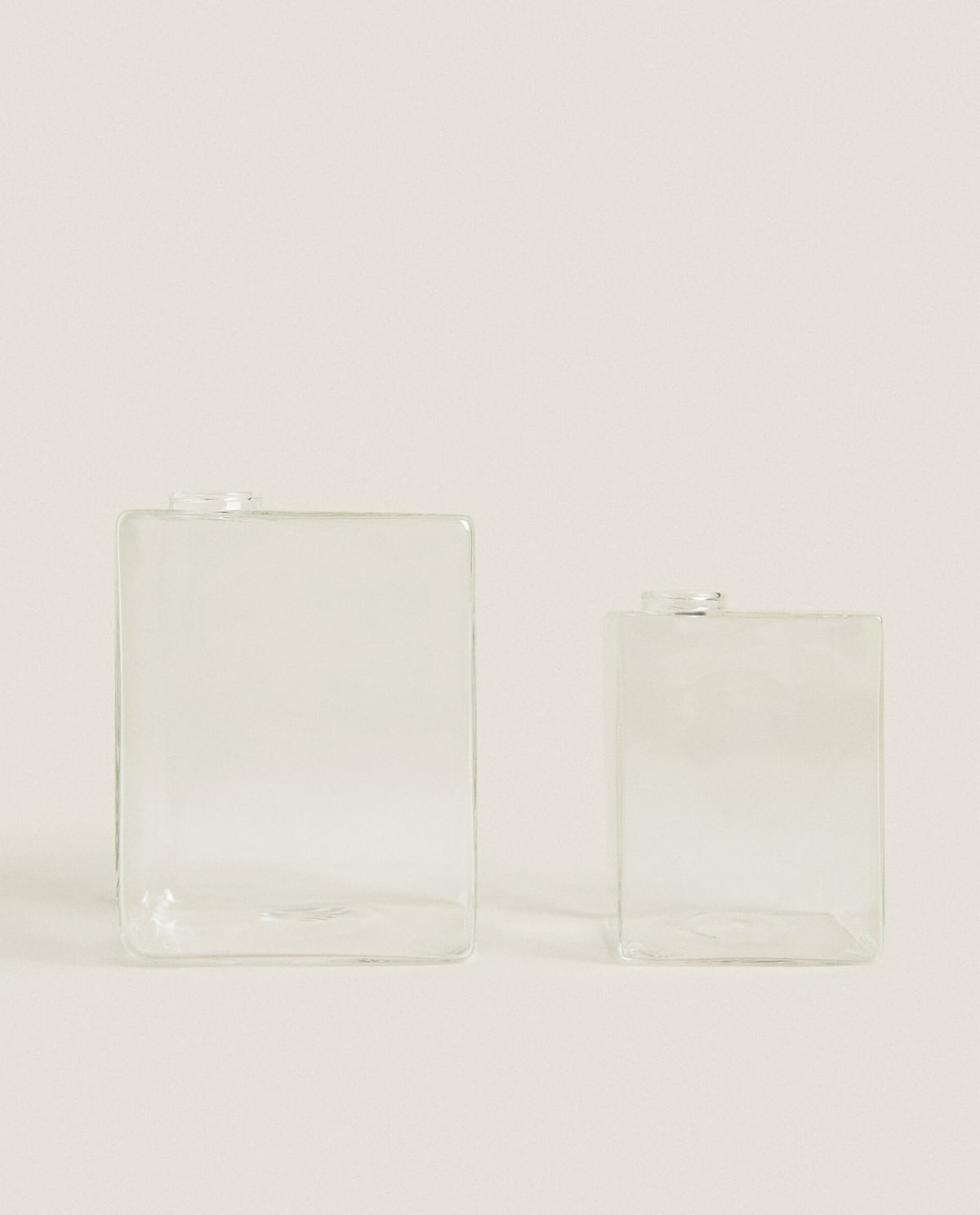 Square Glass Bud Vase - SM