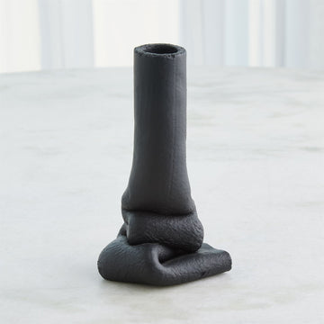 Squeeze Black Vase