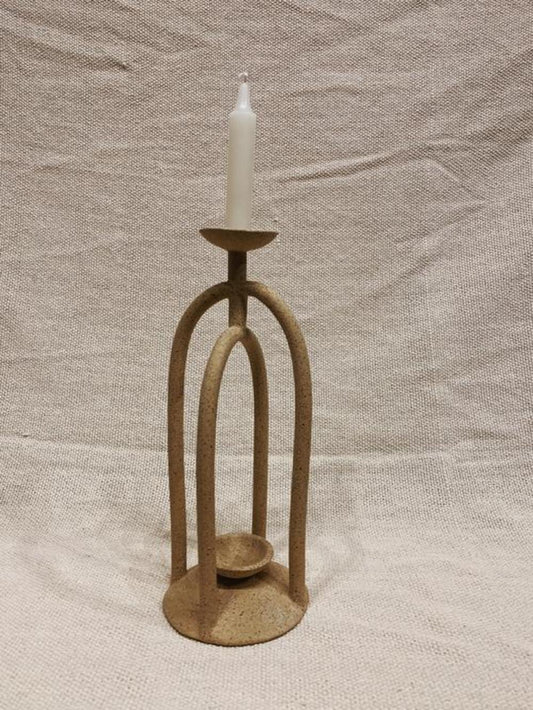Arched Ceramic Candle Holder
